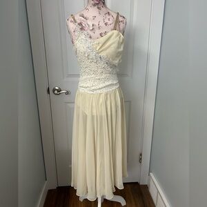 Cream dance costume